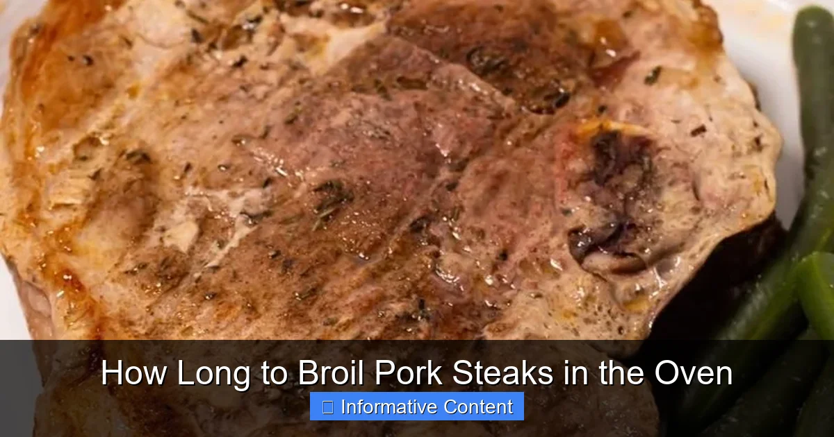 How Long to Broil Pork Steaks in the Oven