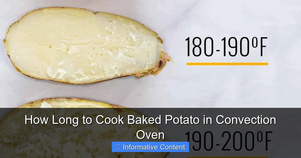 How Long to Cook Baked Potato in Convection Oven