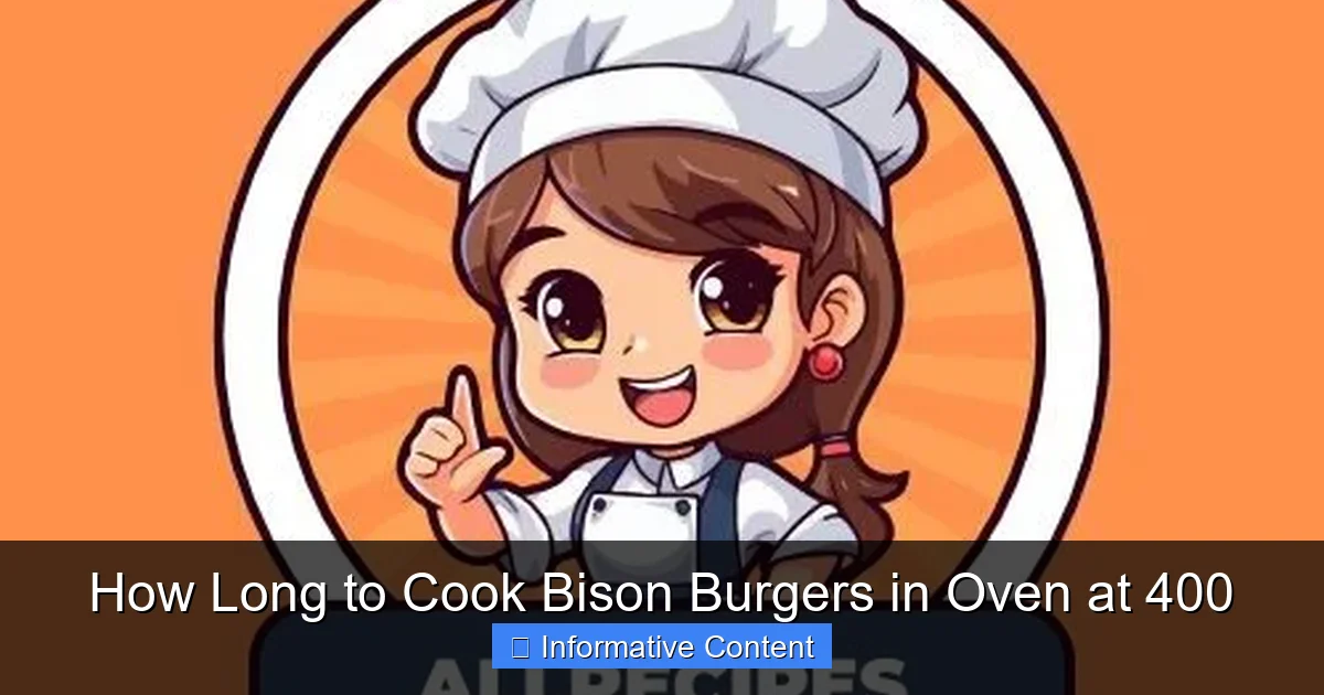 How Long to Cook Bison Burgers in Oven at 400