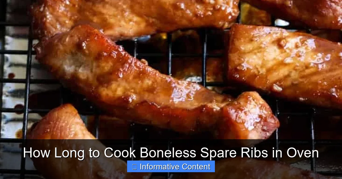 How Long to Cook Boneless Spare Ribs in Oven