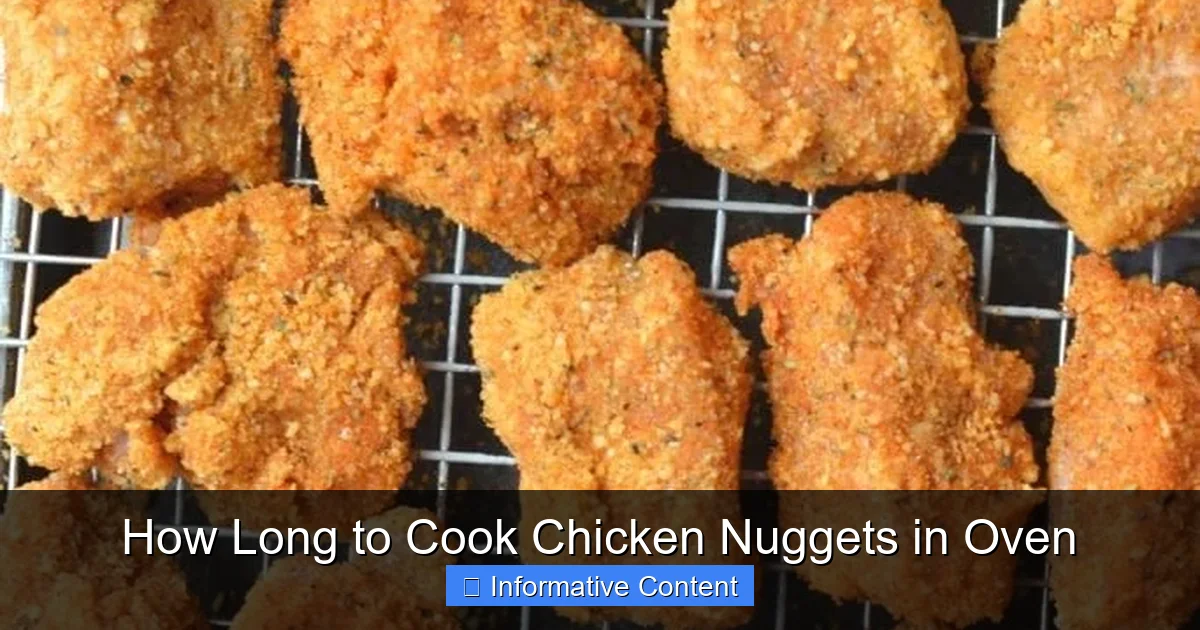 How Long to Cook Chicken Nuggets in Oven