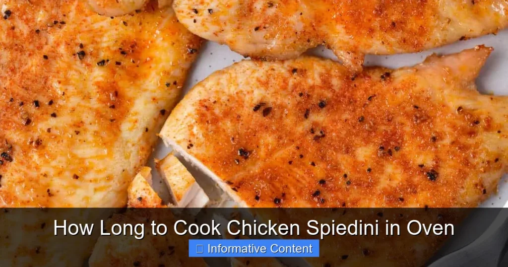 How Long to Cook Chicken Spiedini in Oven