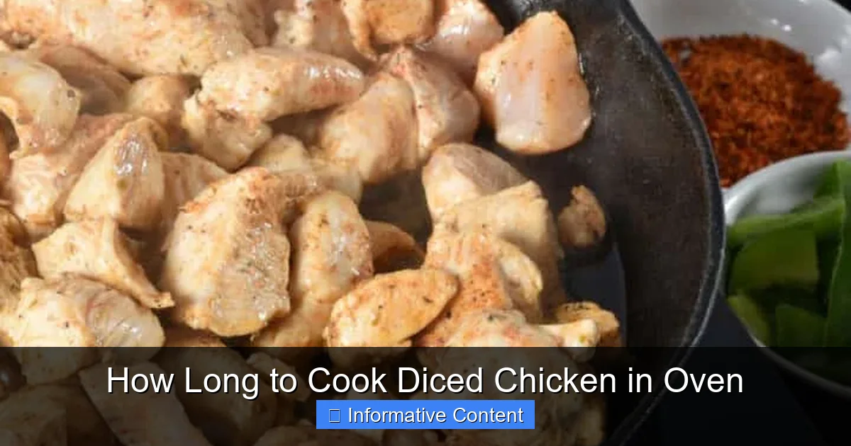 How Long to Cook Diced Chicken in Oven