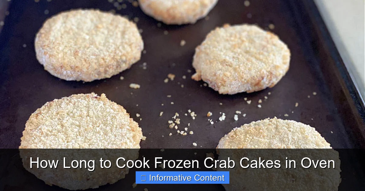 How Long to Cook Frozen Crab Cakes in Oven