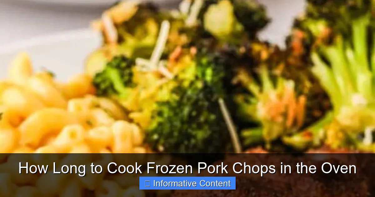 How Long to Cook Frozen Pork Chops in the Oven