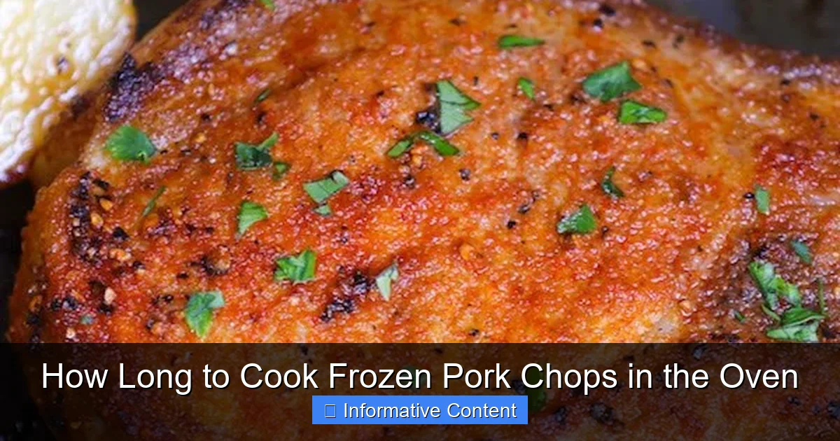 How Long to Cook Frozen Pork Chops in the Oven