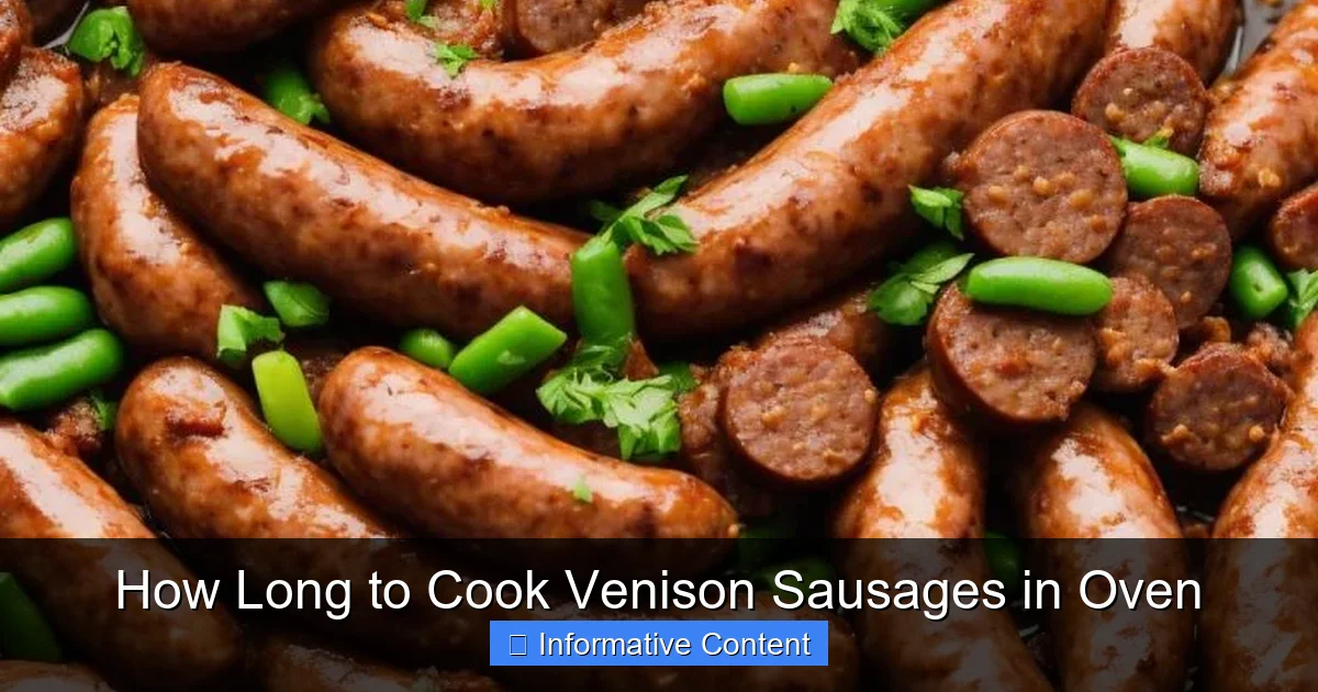 How Long to Cook Venison Sausages in Oven