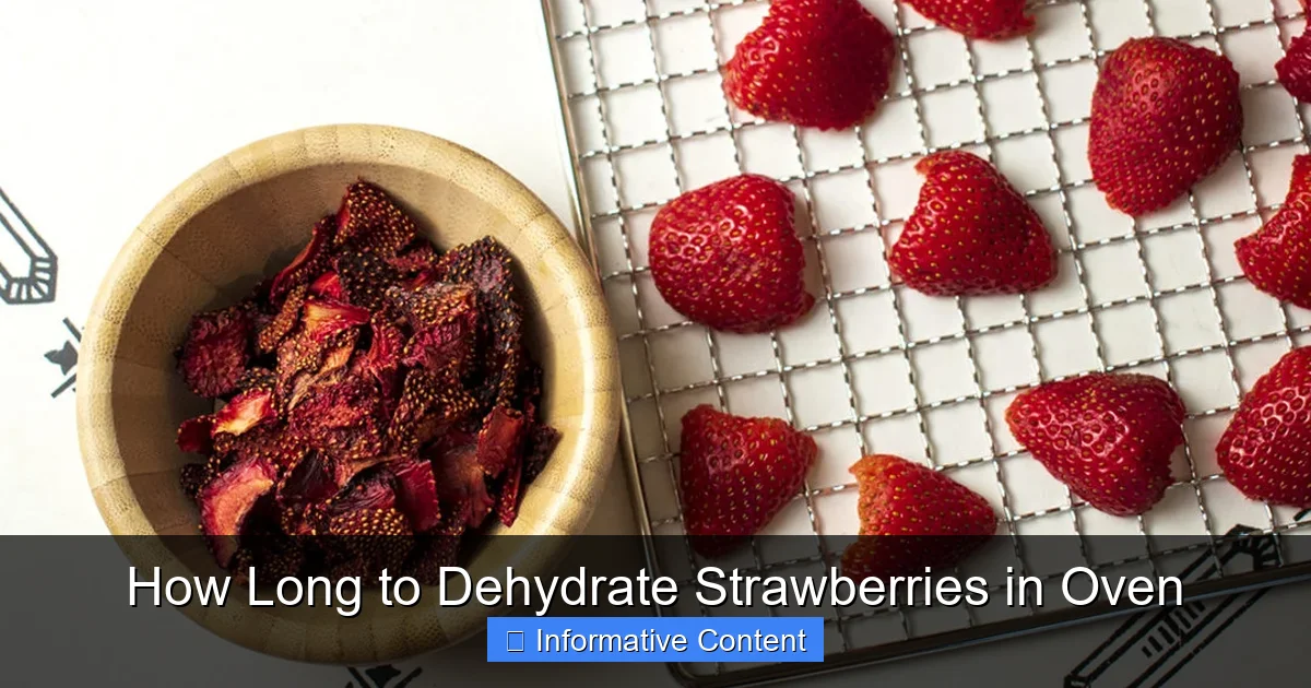How Long to Dehydrate Strawberries in Oven