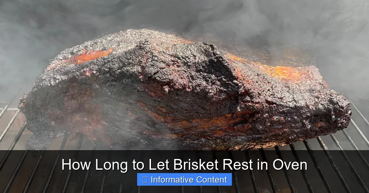 How Long to Let Brisket Rest in Oven