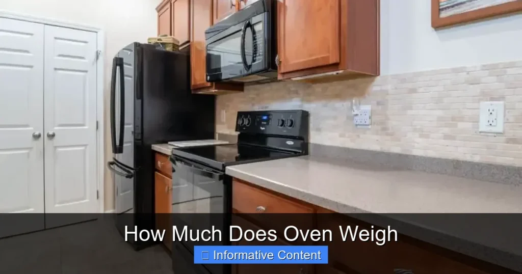 How Much Does Oven Weigh