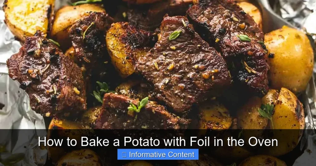 How to Bake a Potato with Foil in the Oven