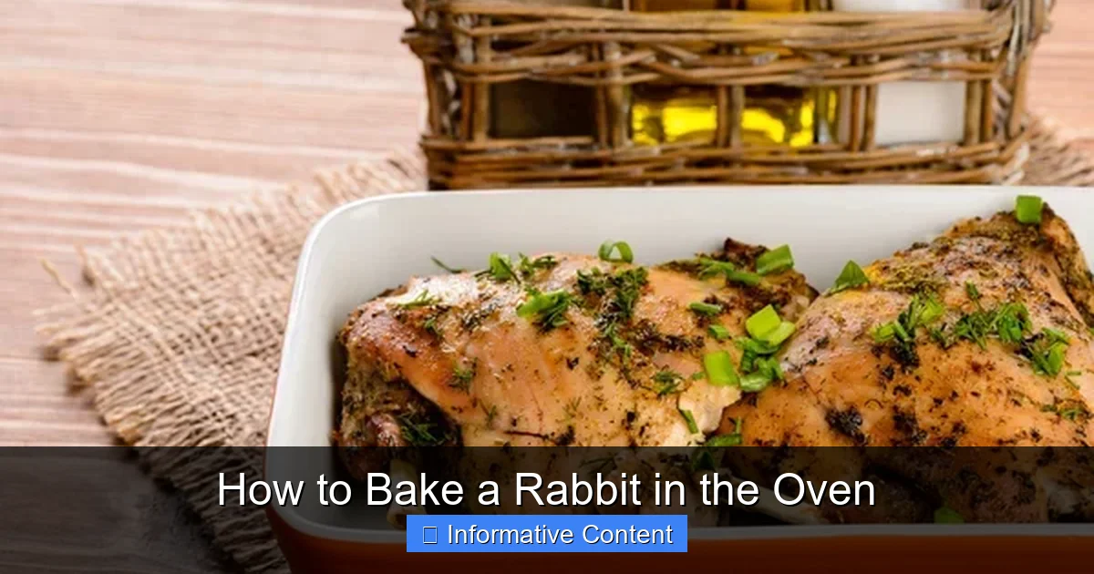 How to Bake a Rabbit in the Oven