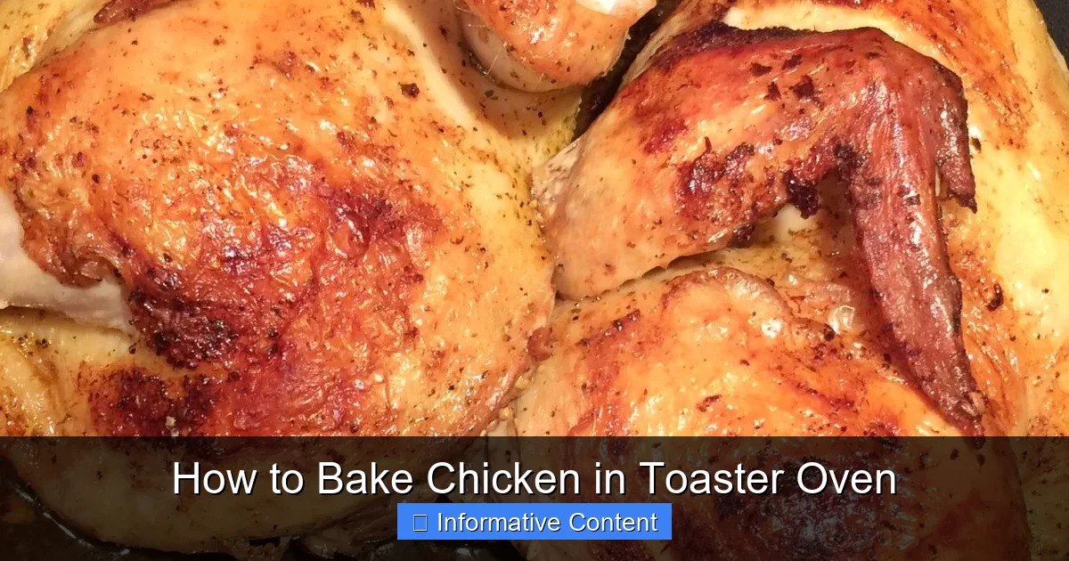 How to Bake Chicken in Toaster Oven