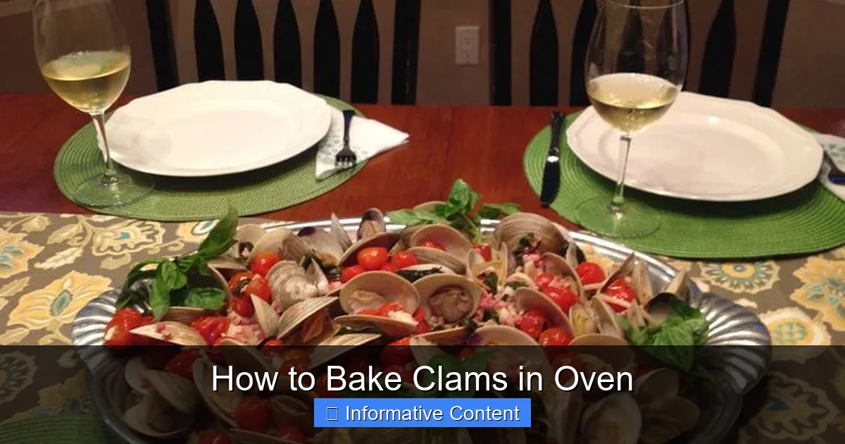 How to Bake Clams in Oven