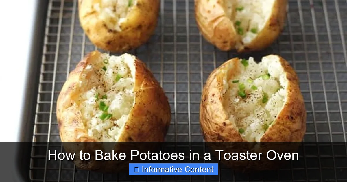 How to Bake Potatoes in a Toaster Oven