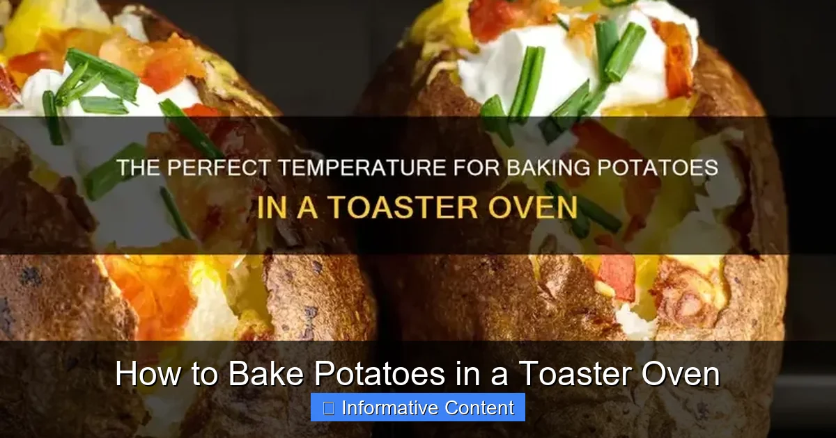 How to Bake Potatoes in a Toaster Oven