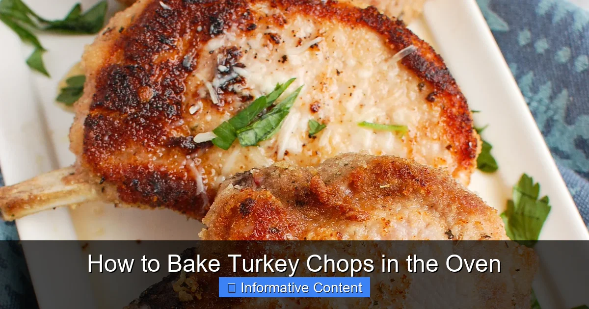 How to Bake Turkey Chops in the Oven