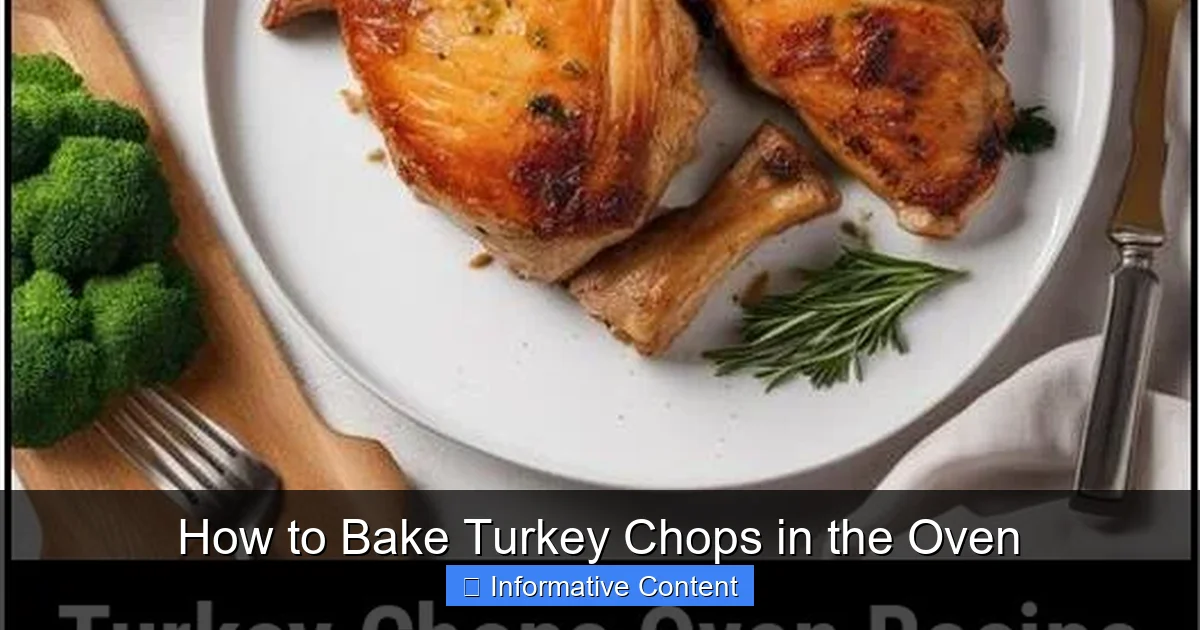 How to Bake Turkey Chops in the Oven