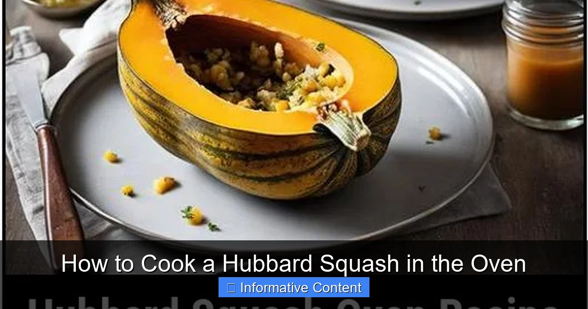 How to Cook a Hubbard Squash in the Oven