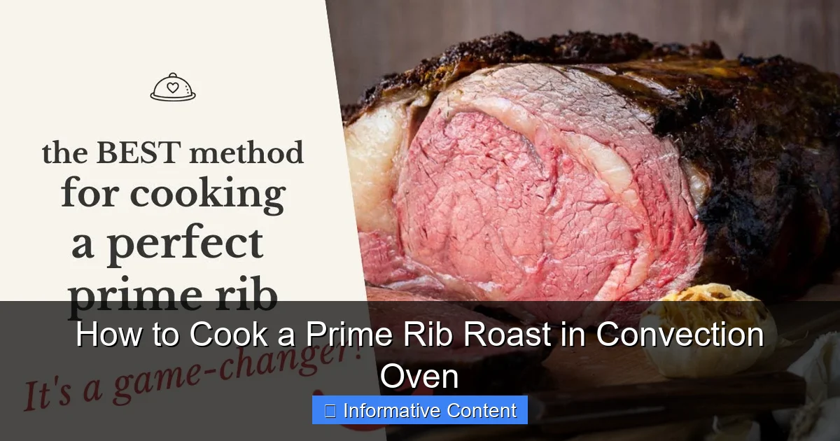 How to Cook a Prime Rib Roast in Convection Oven