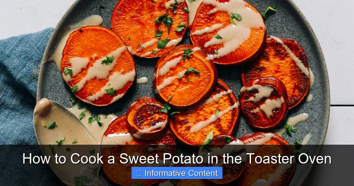 How to Cook a Sweet Potato in the Toaster Oven