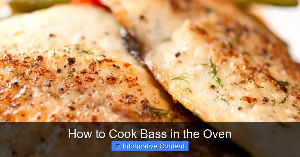 How to Cook Bass in the Oven