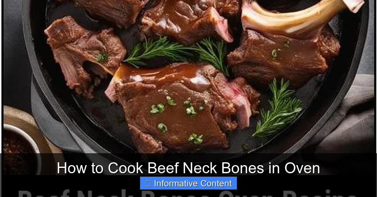 How to Cook Beef Neck Bones in Oven