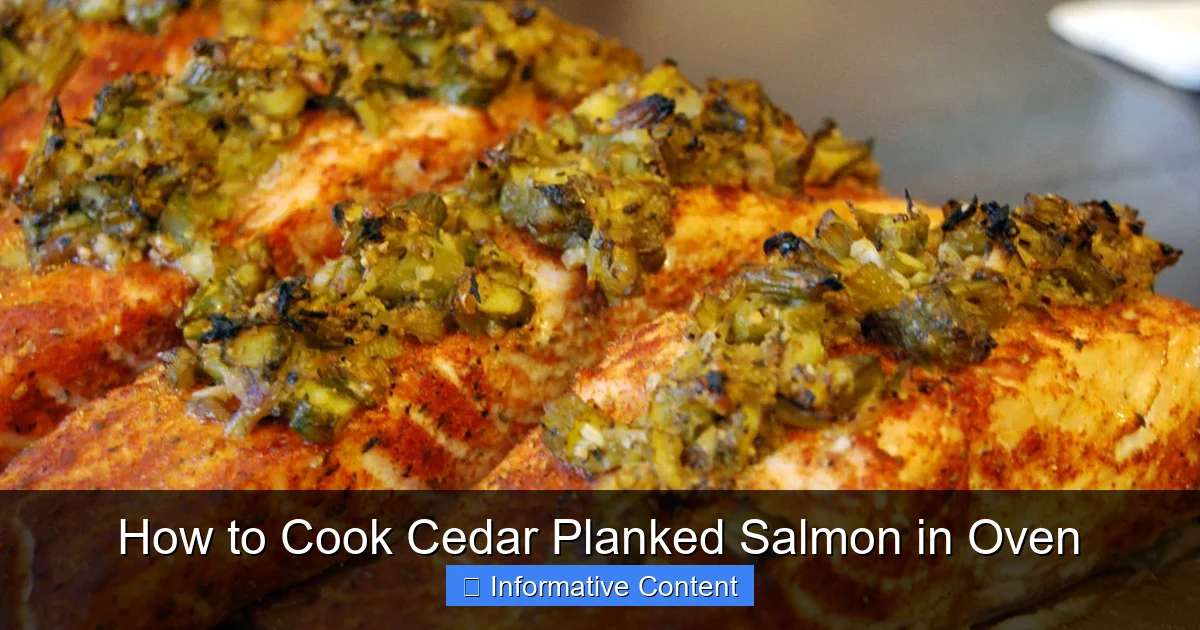How to Cook Cedar Planked Salmon in Oven