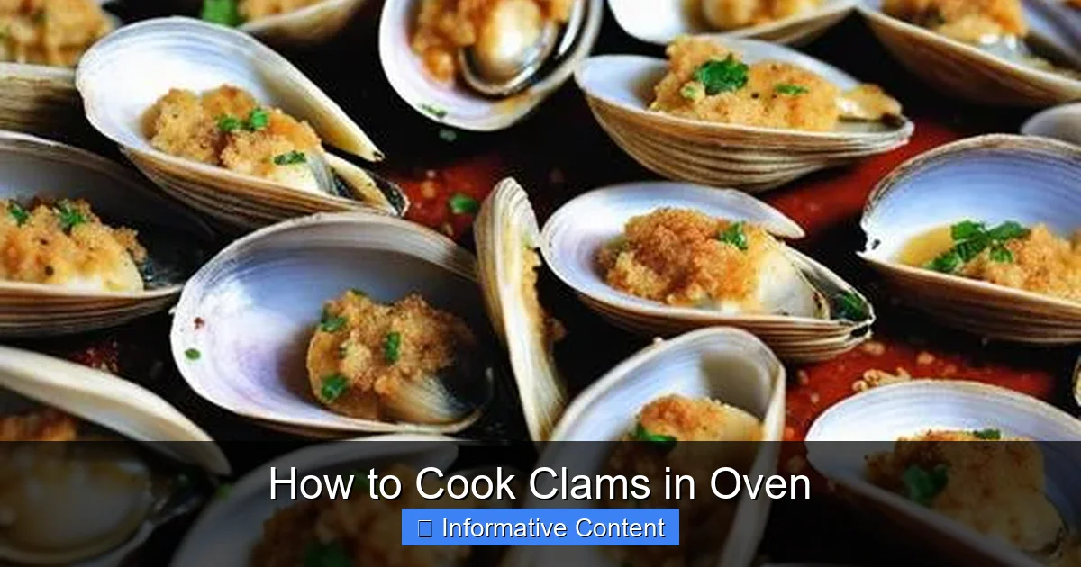 How to Cook Clams in Oven