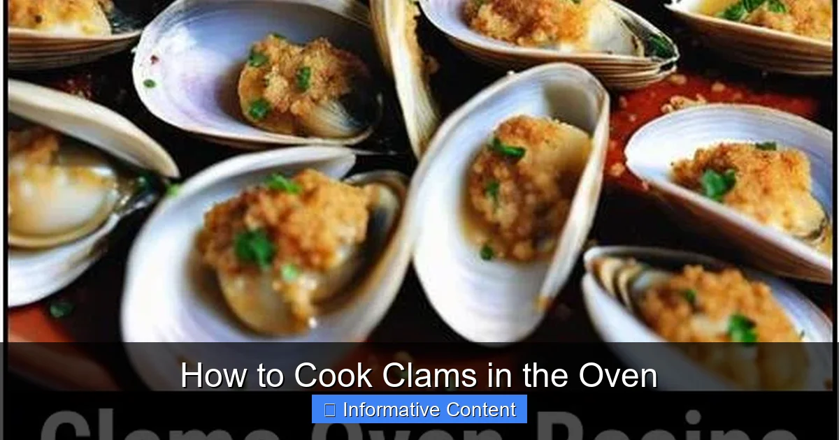 How to Cook Clams in the Oven
