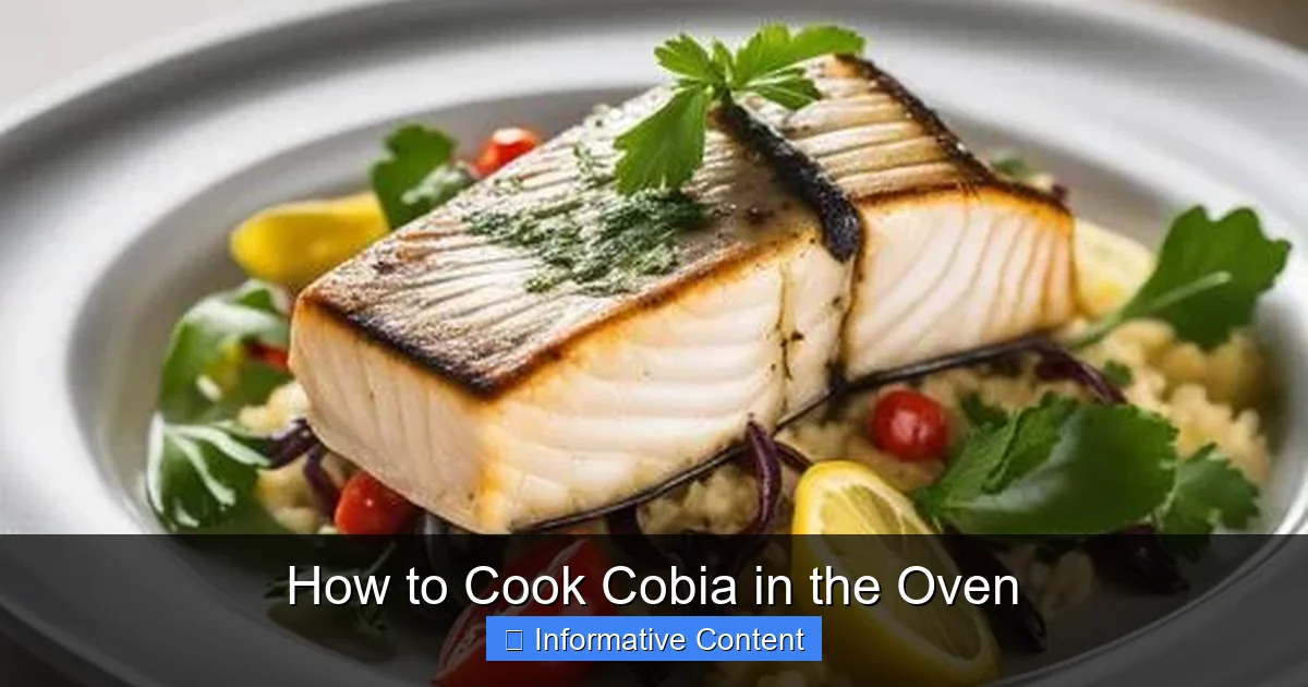How to Cook Cobia in the Oven