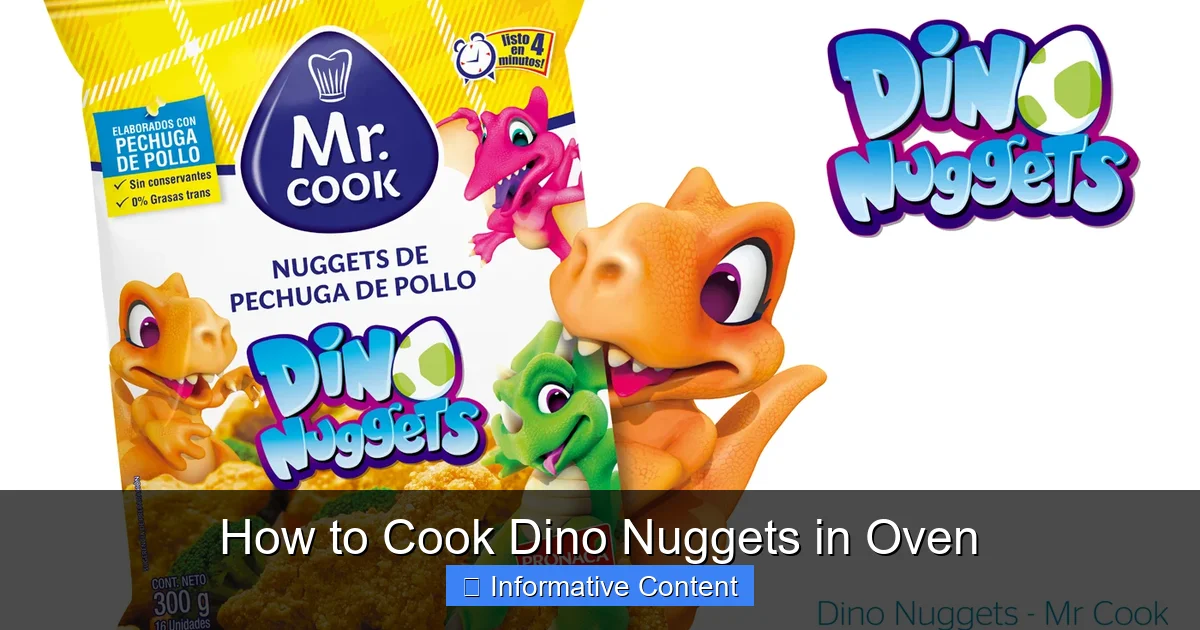 How to Cook Dino Nuggets in Oven
