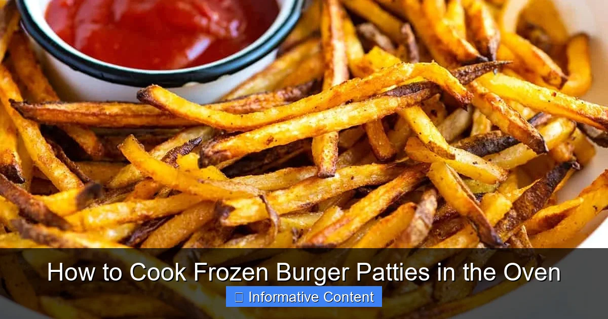 How to Cook Frozen Burger Patties in the Oven