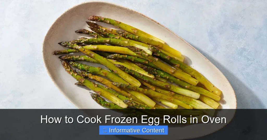 How to Cook Frozen Egg Rolls in Oven