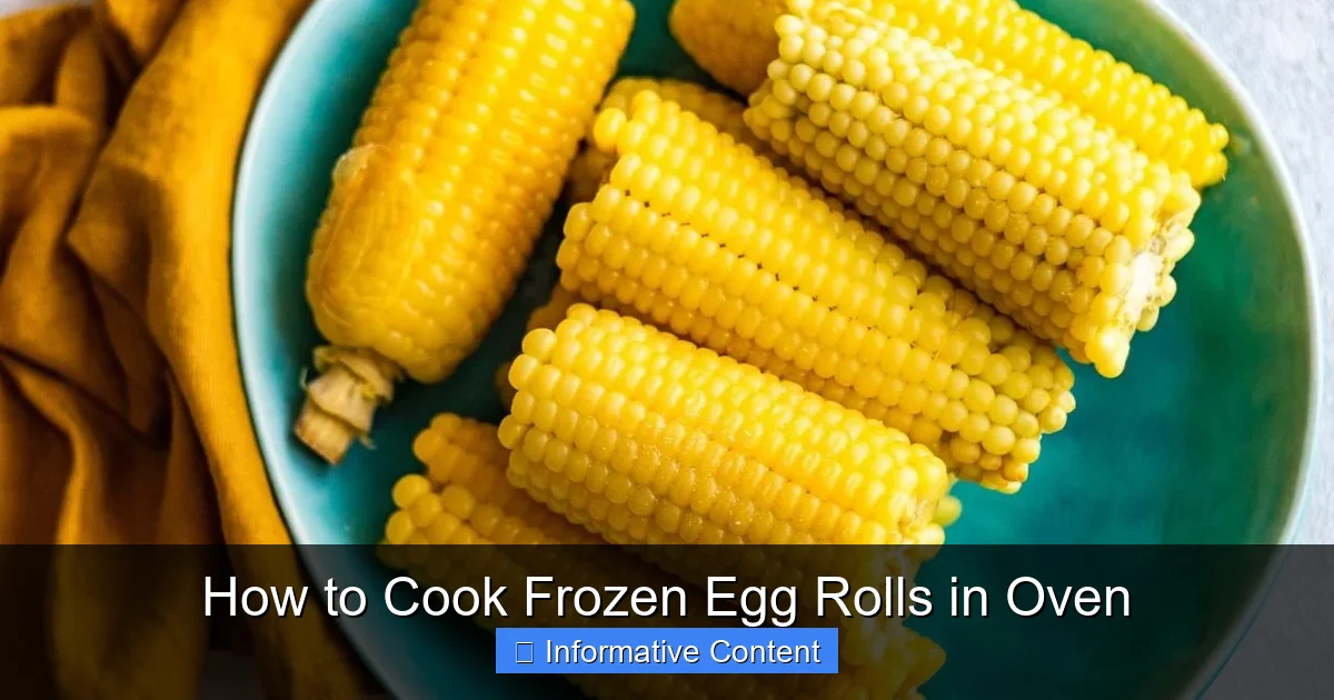 How to Cook Frozen Egg Rolls in Oven