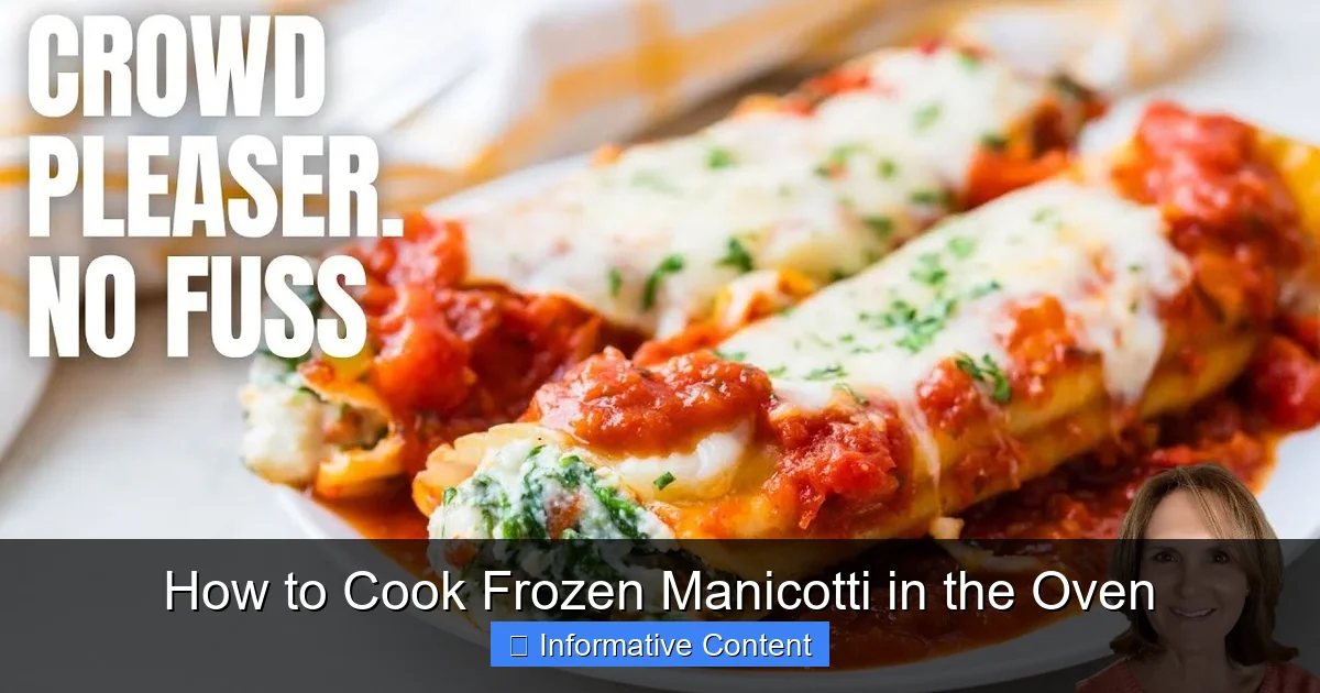 How to Cook Frozen Manicotti in the Oven