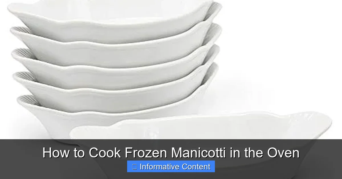 How to Cook Frozen Manicotti in the Oven