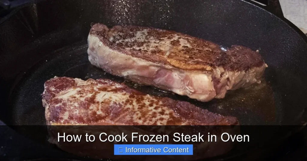 How to Cook Frozen Steak in Oven