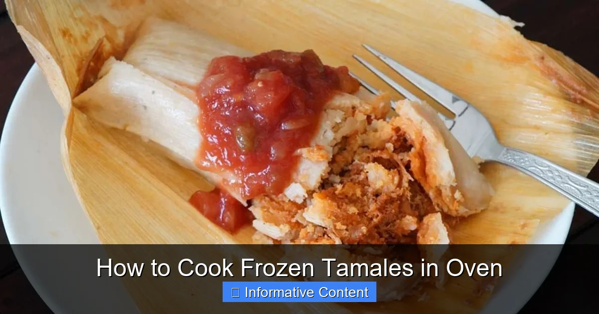 How to Cook Frozen Tamales in Oven