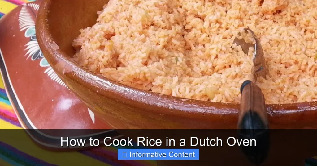 How to Cook Rice in a Dutch Oven