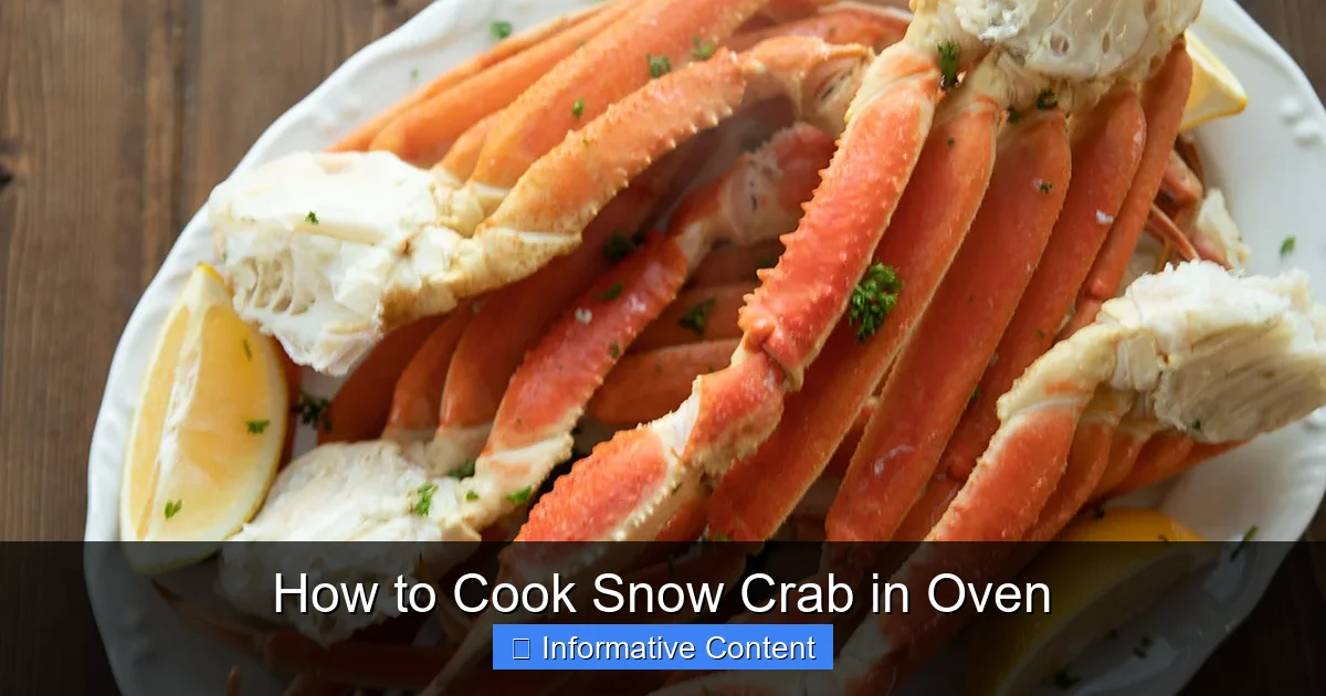 How to Cook Snow Crab in Oven