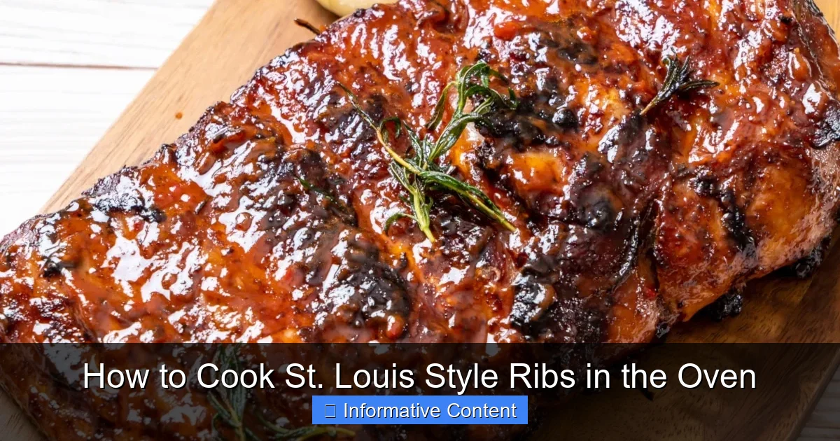 How to Cook St. Louis Style Ribs in the Oven