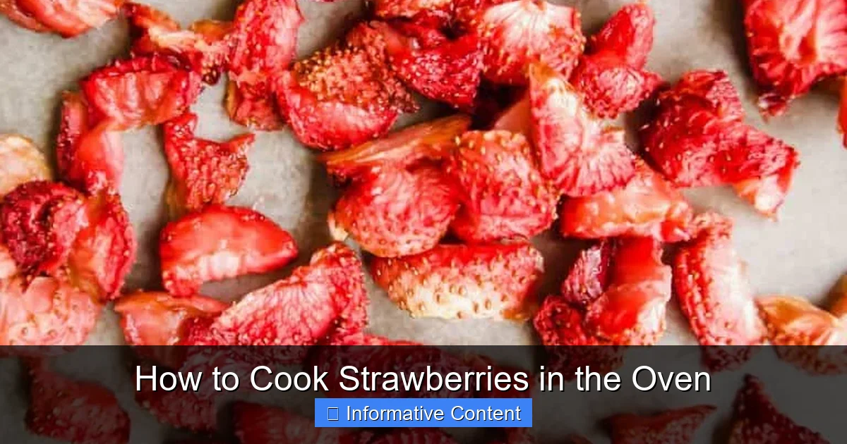 How to Cook Strawberries in the Oven
