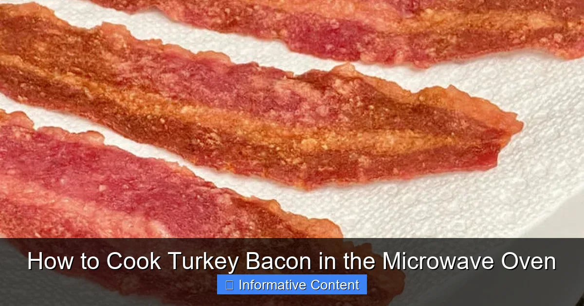 How to Cook Turkey Bacon in the Microwave Oven