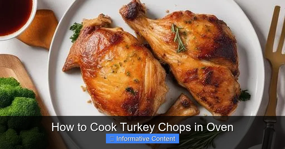 How to Cook Turkey Chops in Oven