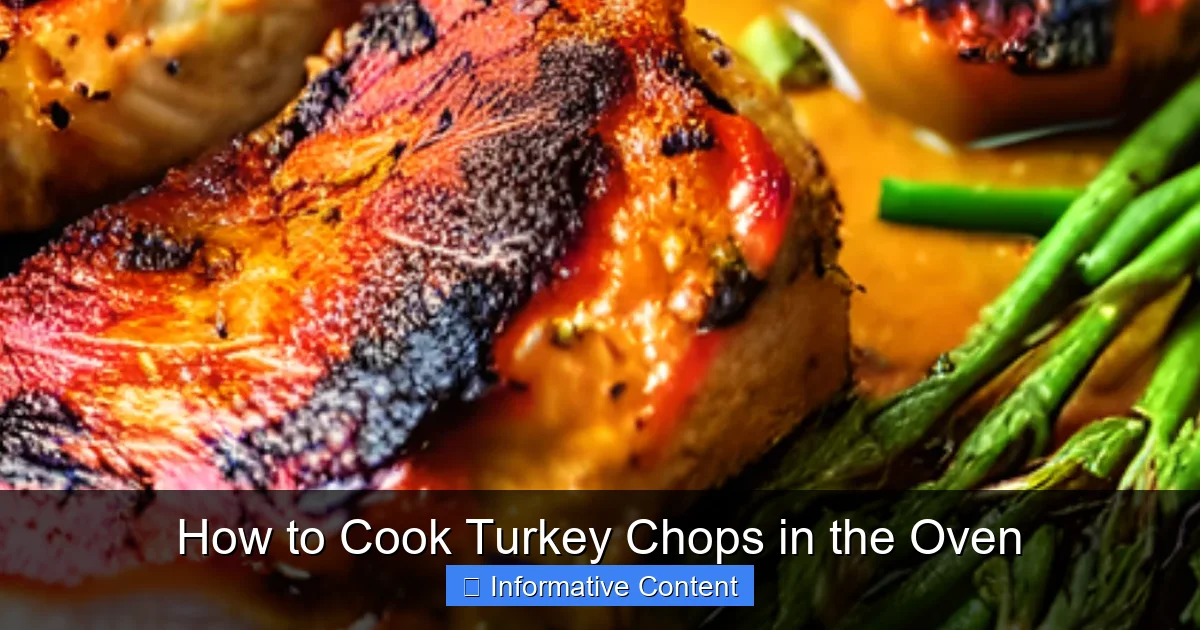 How to Cook Turkey Chops in the Oven
