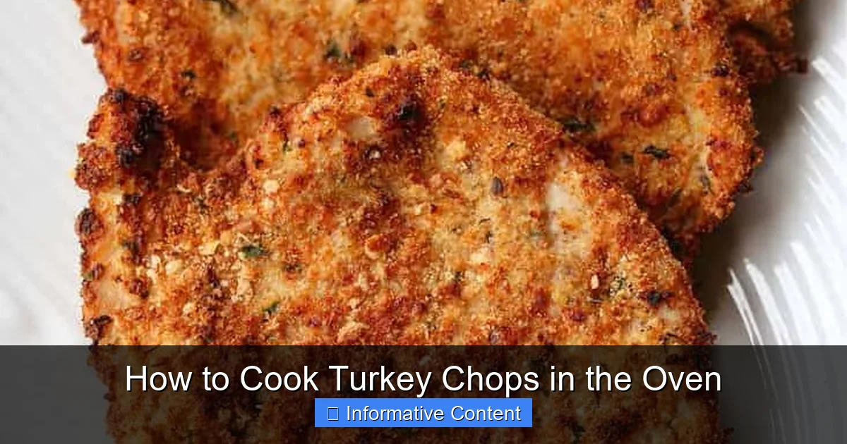 How to Cook Turkey Chops in the Oven