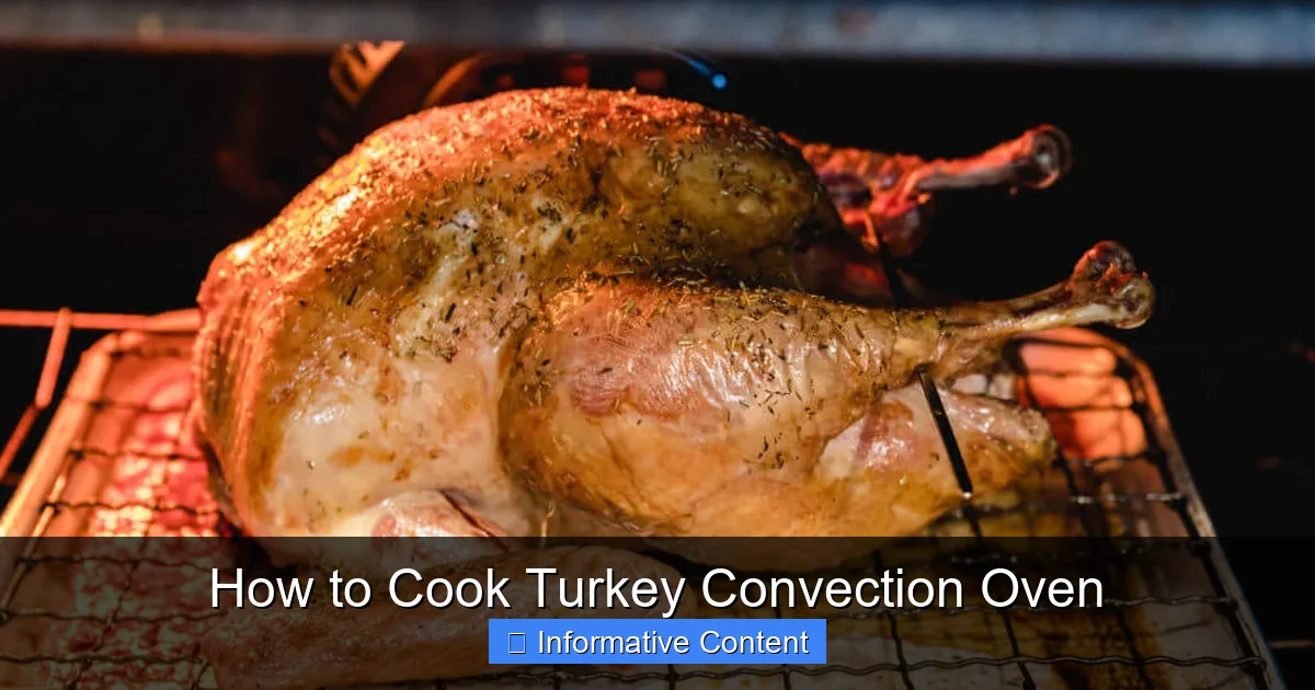 How to Cook Turkey Convection Oven