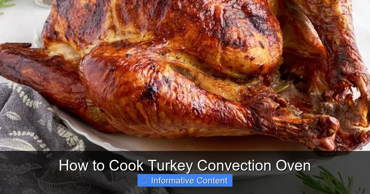 How to Cook Turkey Convection Oven