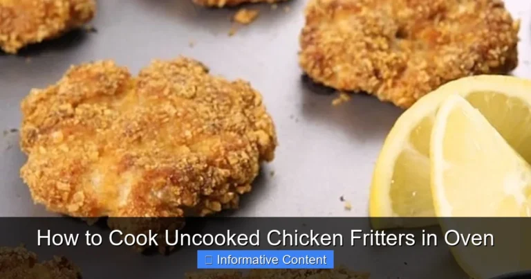 How to Cook Uncooked Chicken Fritters in Oven